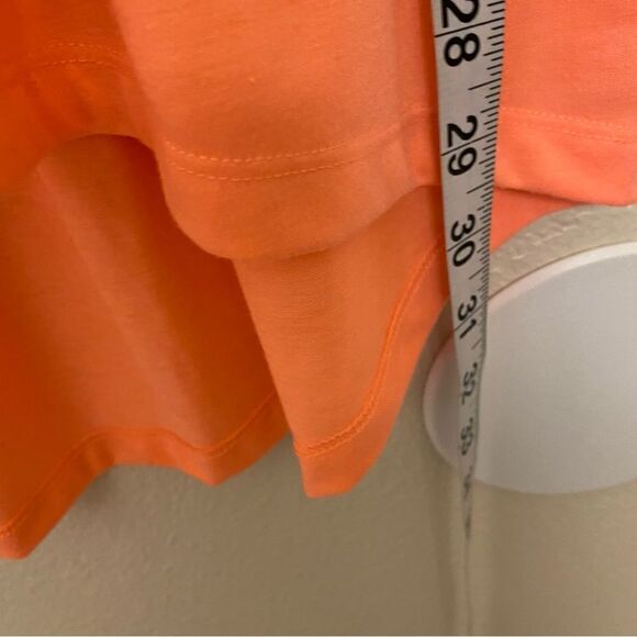 Pinky girls coral ruffle long sleeveless hi low maxi summer dress lace trim 10 - Picture 5 of 7